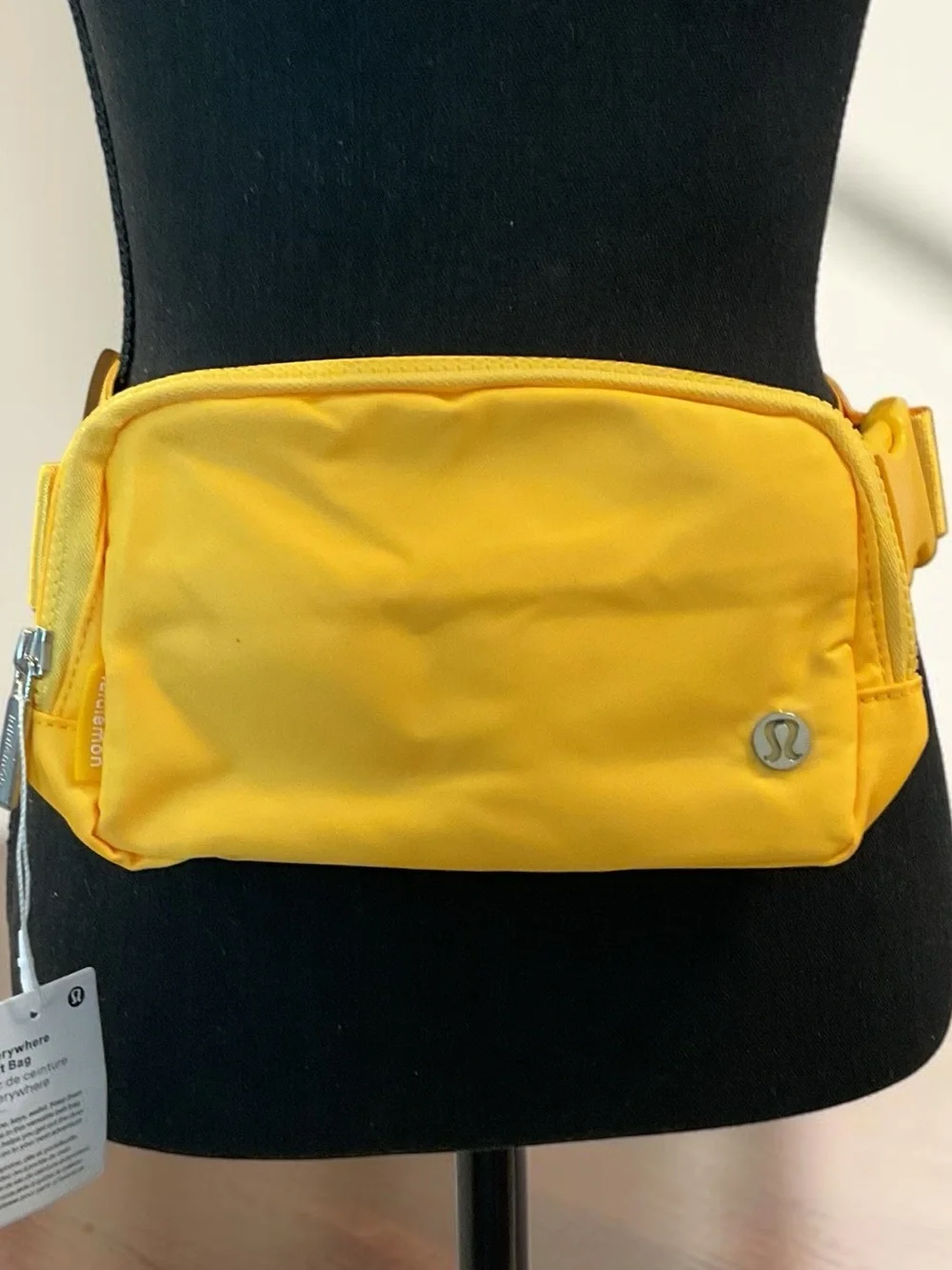 lululemon athletica bright yellow crossbody belt bag
